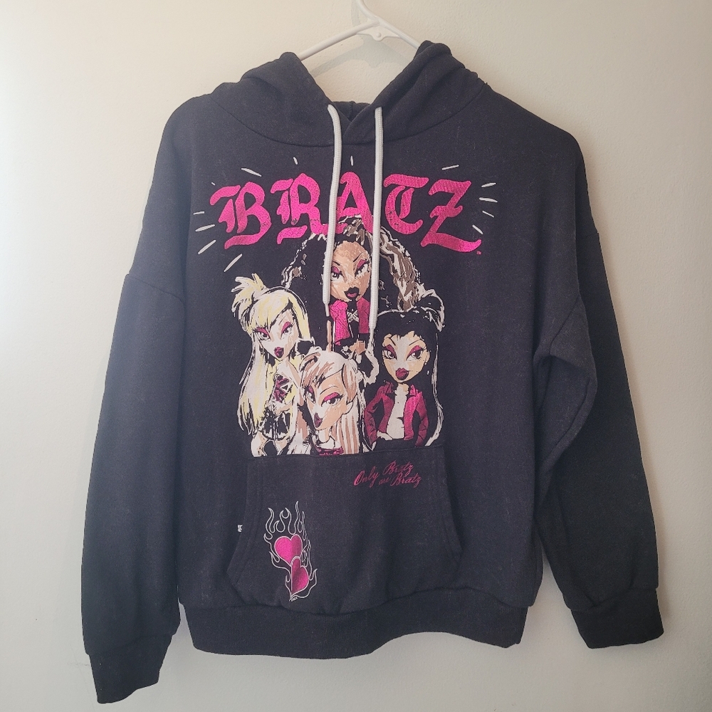 Only Bratz Ate Bratz Hoodie Acid Wash Junior Size Medium